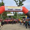 Bupati Sijunjung Hadiri Gowes Explore Danau Biru