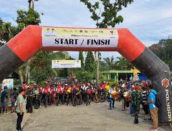 Bupati Sijunjung Hadiri Gowes Explore Danau Biru