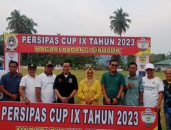 Kadispora Sijunjung Buka Secara Resmi Turnamen PERSIPAS CUP IX TAHUN 2023