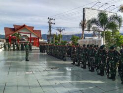 HUT TNI Ke-78, Kodim 0119/BM Laksanakan Ziarah Gabungan Ke TMP