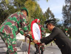 Menjelang HUT TNI Ke -78 Kodim 0106/ Ateng Gelar Ziarah Dan Tabur Bunga