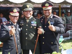 Kapolres Pidie Jaya dan Kapolres Pidie Hadiri Upacara HUT TNI ke 78 dilapangan Meureudu Pidie Jaya