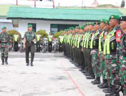 Jelang Pemilu, Kodim 0106/Ateng Gelar Apel Pasukan