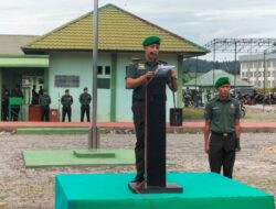 Kodim 0119/BM dan Yonif RK 114/SM Melaksanakan Apel Gelar Pasukan Dalam Rangka Pemilu Serentak 2024