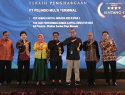 Pelindo Multi Terminal Sabet 2 Penghargaan Top Human Capital Awards 2023