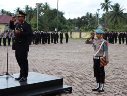 Kapolres Pidie Jaya Memimpin Upacara Hari Sumpah Pemuda ke-95: Bersama Kita Majukan Indonesia