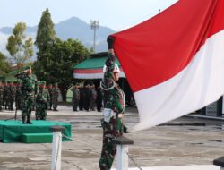 Peringati Hari Sumpah Pemuda ke-95, Kodim 0106/Ateng Gelar Upacara Bendera