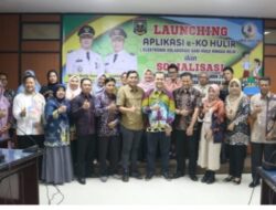 Pemerintah Daerah Kabupaten Sijunjung melaunching Aplikasi Elektronik Kolaborasi dari Hulu Hinga Hilir e-KO HULIR