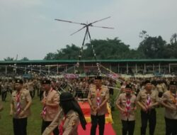 Apel Besar Hari Pramuka ke-62 di Muaro Sijunjung, Mahyeldi Ajak Generasi Muda Wujudkan UNESCO Global Geopark