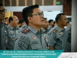 Rutan Kelas 1 Medan Ikuti kegiatan Analisa Kebutuhan Sarpas Dan Ankabut Anggaran THN 2025