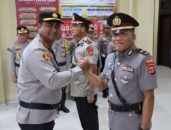 Kapolres Pidie Jaya Pimpin Upacara Serah Terima Jabatan dan Lepas Sambut Kasat Lantas