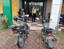 Jelang Pemilu 2024: Satsamapta Polres Pidie Jaya Lakukan Patroli Ke Kantor Penyelenggara Pemilu
