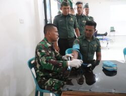 Sambut Hari juang Kartika, Kodim 0106/Ateng Gelar Bakti Sosial Donor Darah