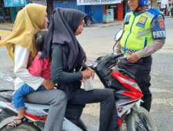 Personel Sat Lantas Polres Aceh Tamiang Laksanakan Patroli Hunting Dalam Penegakan Disiplin Berlalu Lintas