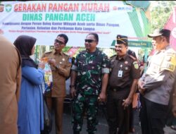 Dandim 0104/Atim dan Forkopimda Kota Langsa Luncurkan Program Pangan Murah dan Pelayanan Kesehatan Gratis”