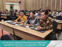 Rutan kelas 1 Medan Hadiri Kegiatan Pembukaan Rekonsiliasi dan pemutahiran Data Laporan Keuangan Dan Bmn