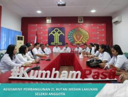 Assesment Pembangunan ZI, Rutan Medan Lakukan Seleksi Anggota*