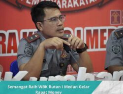 Untuk Semangat Raih WBK Rutan I Gelar Rapat Monev