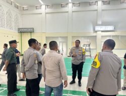 Kapolres Pidie Jaya Cek Keamanan di Gedung Logistik KIP