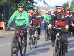 Gowes bersama Pangdam IM, Kapolda Aceh: Wujud Sinergisitas TNI-Polri yang Makin Kokoh