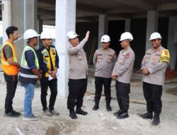 Kapolres Pidie Jaya dampingi Wakapolda Aceh Tinjau Pembangunan Satpas Prototipe*