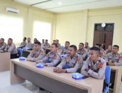 Pelatihan Peningkatan Kemampuan Fungsi Teknis Sabhara oleh Satsamapta Polres Pidie Jaya