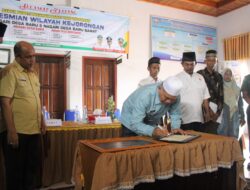 Bupati Pasaman Barat Hamsuardi Resmikan Pemekaran Jorong Di Kecamatan Ranah Batahan