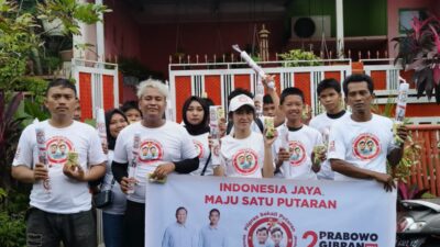 Sosialisasi Pilpres Sekali Putaran di Sulsel, Warga Teriak Prabowo Presiden 2024