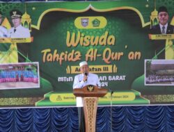 Bupati Hamsuardi Hadiri Wisuda Tahfidz Alquran Angkatan III MTsN 4 Pasaman Barat