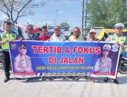 “Sat Lantas Polres Pelabuhan Belawan Himbau Abang Becak dan Pengguna Jalan untuk Tertib Berlalu Lintas