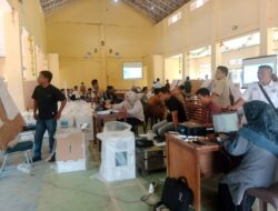 Kejar Target PPK Kecamatan Gunung Tuleh Berjibaku Selesaikan Rekapitulasi Suara, Ketua PPK, Kita Pasang Tiga Panel