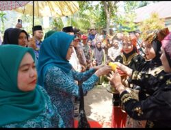 Tim Penilai Lapangan Dasawisma Berprestasi Tingkat Provinsi  kunjungi Dasawisma Melati I Jorong Silabau, Nagari Aia Angek, Kecamatan Sijunjung, Kabupaten Sijunjung