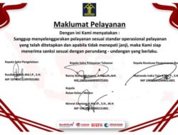 Untuk Optimalkan Pelayanan, Rutan I Medan Gelar Penandatanganan Maklumat Pelayanan.