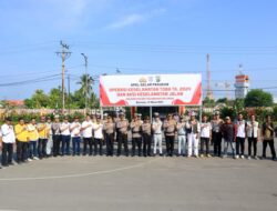 Apel Gelar Pasukan Operasi Keselamatan Toba 2024 dilaksanakan Polres Pelabuhan Belawan.