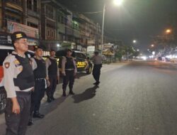 Terus Gencar Laksanakan Patroli Malam,Sat Samapta Polres Pelabuhan Belawan Berikan Rasa Aman.