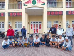 Aksi Balap Liar 12 Remaja di Amankan Polres Bener Meriah