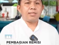 *1289 Warga Binaan Rutan Kelas I Medan Mendapat Remisi Khusus Hari Raya Idul Fitri 25 Diantaranya Langsung Bebas.