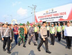 “Polres Pelabuhan Belawan Gelar Apel Pasukan Operasi Ketupat Toba 2024.