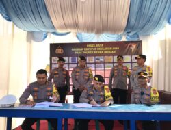 Kapolres Dampingi Tim Supervisi Polda Aceh Melakukan Pengecekkan Pos Ketupat di Bener Meriah