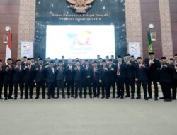 HUT Ke-76 Provinsi Sumut, Pj.Gubernur Sampaikan Berbagai Capaian Sumut Yang Lebih Baik.