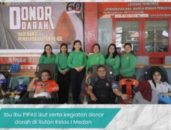 Rutan Kelas 1 Medan Mengadakan Kegiatan Donor darah Dalam Rangka Menyambut HBP ke 60