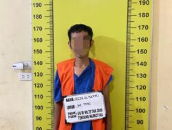 Sigap, Personil Satresnarkoba Amankan Pelaku Penyalahgunaan Narkotika Jenis Sabu.