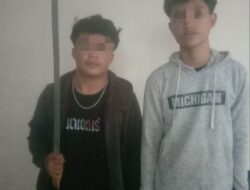 Polres Pelabuhan Belawan Berhasil Tangkap 2 Remaja Anggota Genk Motor di Pasar 9 Desa Manunggal