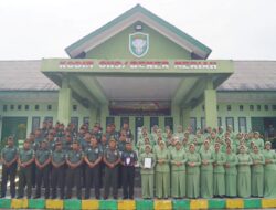 Kodim 0119 Bener Meriah ; Gelar Acara Korps Raport Purna Tugas, dan Penerimaan Personel Baru