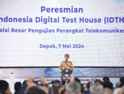 Bey Machmudin Dampingi Presiden Jokowi Resmikan Indonesia Digital Test House