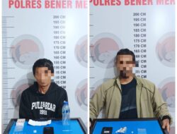 Polres Bener Meriah Mengamankan Dua Orang Pelaku Penyalahgunaan Narkotika.