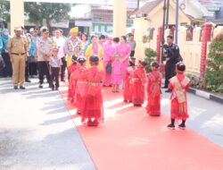Kapolda Sumut Bersama Ketua Bhayangkari Melaksanakan Kunker Di Polres Binjai.