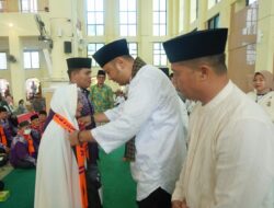 122 Orang Calon Jemaah Haji Kabupaten Sijunjung Tergabung Dalam Kolter 17 Di Lepas Secara Langsung Oleh Bupati dan Wakil Bupati Sijunjung