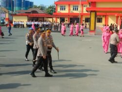 Kunjungan Kerja Kapoldasu Di Mapolres Pelabuhan Belawan, Kapolres Menyambut dan Mendampingi.