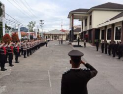 Peringati Hari Lahir Pancasila, Polres Aceh Tengah Gelar Upacara Di Mapolres Setempat